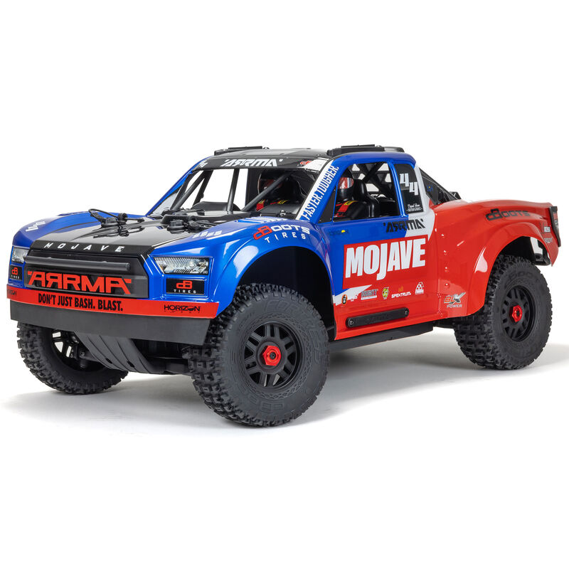 Arrma 1/8 MOJAVE 4X4 4S BLX Desert Truck RTR ARA4404T1 RED/Blue